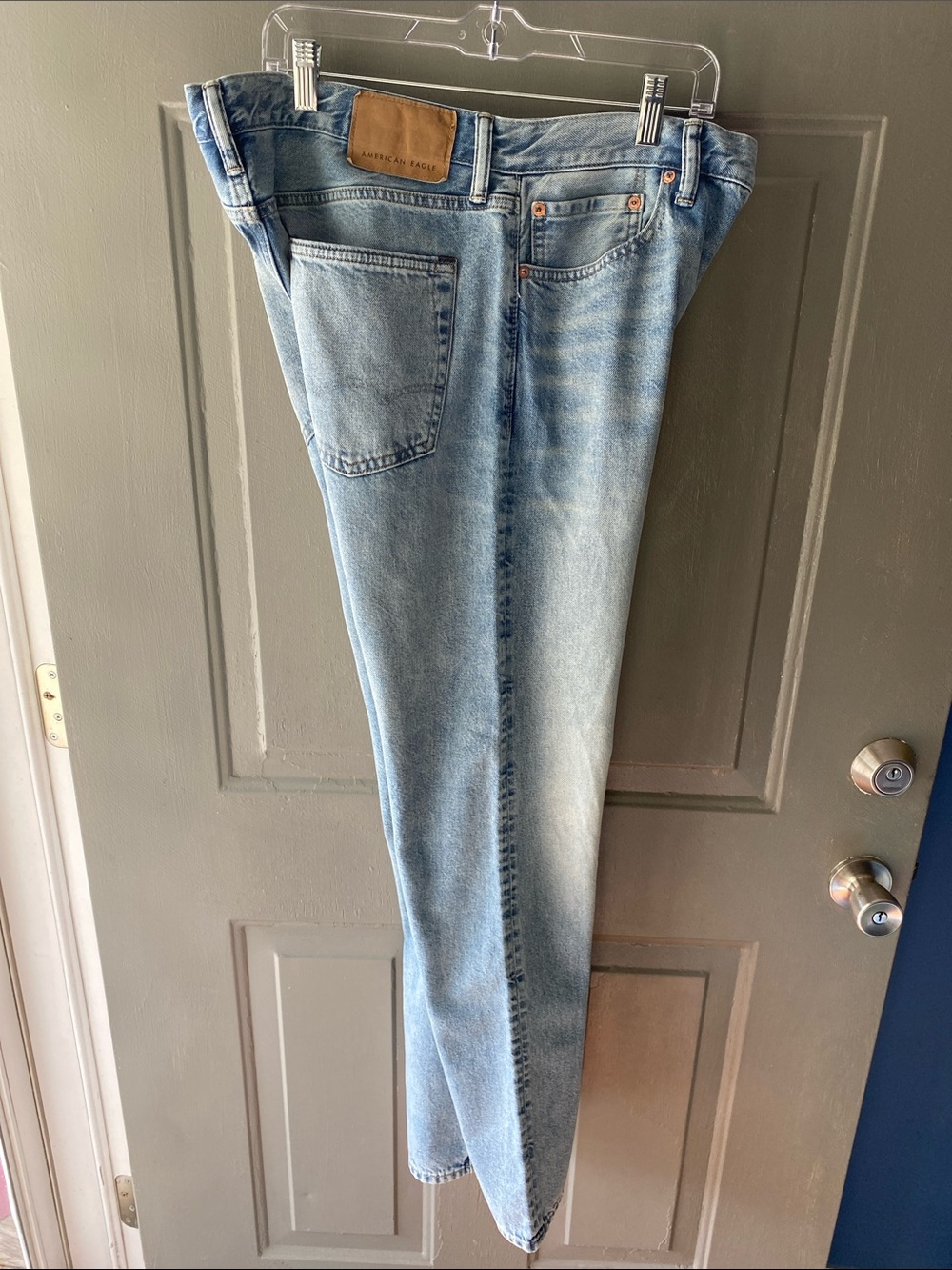American Eagle Bootcut Light Wash Men's Jeans 34 X 34